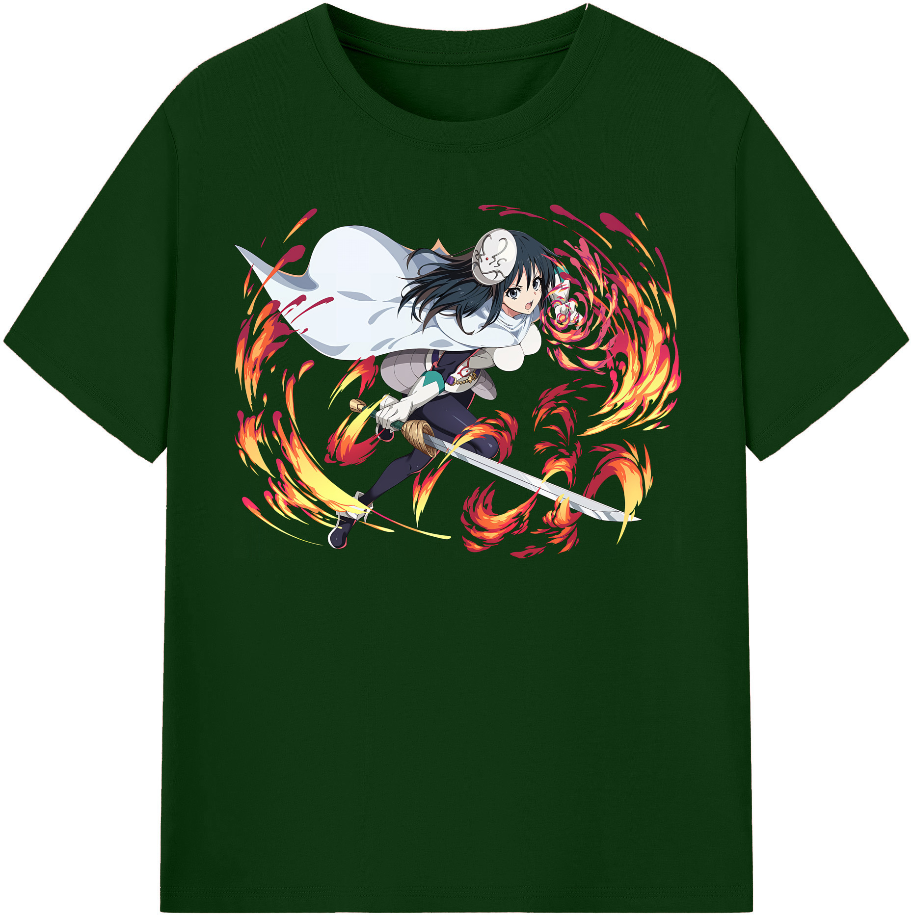 （画像用） 転スラ Regarding Reincarnated to Slime 綿100％半袖Tシャツ（フロントプリント）